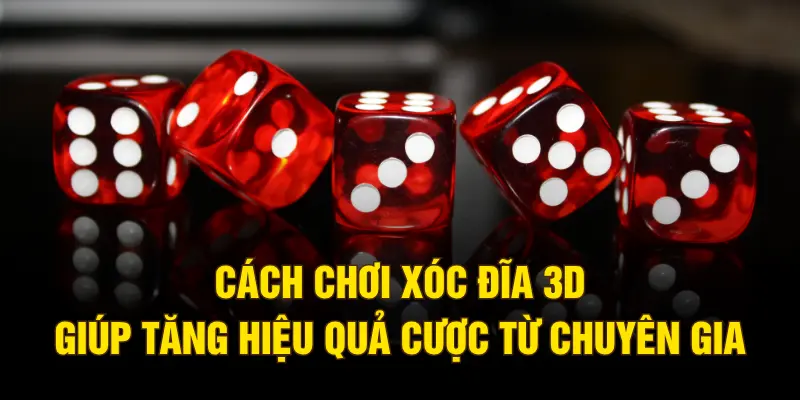 Cách chơi xóc đĩa 3D giúp tăng hiệu quả cược từ chuyên gia